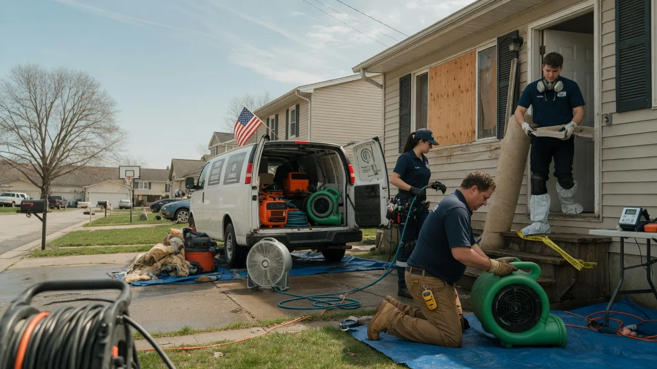 Water Damage Restoration in Wake Forest, NC near me